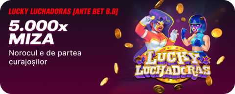 Promo banner: Lucky Luchadoras — 5.000x MIZA