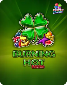 Slot: Burning Hot Extreme — clover verde, stea mov și flăcări intense, temă irlandeză modernă